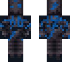 blue particle golem