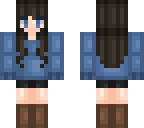 blue sweater girl