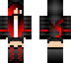 dragon girl  red 