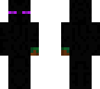 enderman holding a dirt block