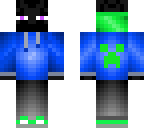 enderman with green hood