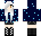galaxy silver haired girl
