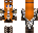 ginger steampunk with wolf cape