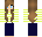 girl yellow stripes