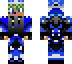 green blue ninja boy