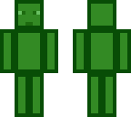 green outline