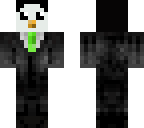green tie penguin