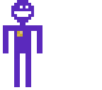 happy purple man