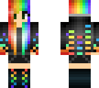 me with rainbow wig