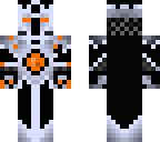 orange knight and boy