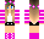 pink flower girl