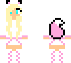 pink fox girl