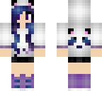 purple galaxy girl