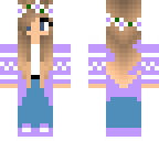 purple tumblr girl