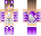 purple wolf girl edit
