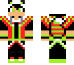 red and green fox
