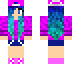 very mush pink and blue