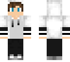 white hoodie boy