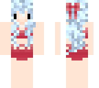 wolf chibi swimsuit