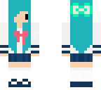 yandere chibi blue girl