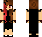 aj in a dress