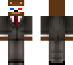 bear in suit with 3d glasses