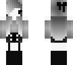 black and white chibi