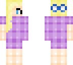 blonde with sweater and bow