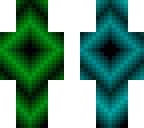 blue and green
