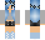 blue girl