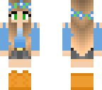 blue girl