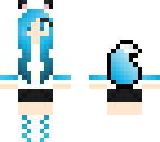 blue wolf girl