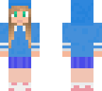 chica azul