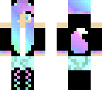 cotton candy wolf girl