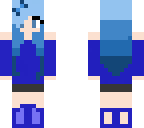 cute blue girl