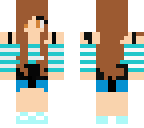 cute blue girl