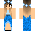 de blue girl 