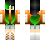 dip dye green hair updated