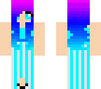 edit rainbow haired girl