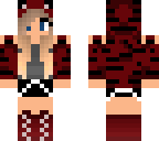 edited red tiger hoodie girl