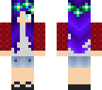 flower flannel girl