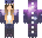 galaxy dino girl