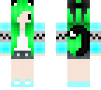 green hair