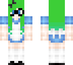 green haired alice