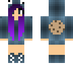 improved purple cookie monster skin