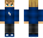 melloh with blue sweater