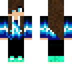 neon blue skin