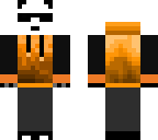 orange hipster panda