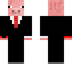piggy with a watch