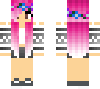 pink hair girl